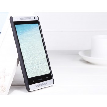 One mini dėklas juodas "Nillkin" Frosted Shield + plėvelė